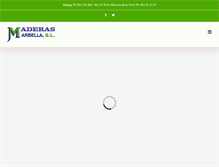 Tablet Screenshot of maderasmarbellamalaga.com